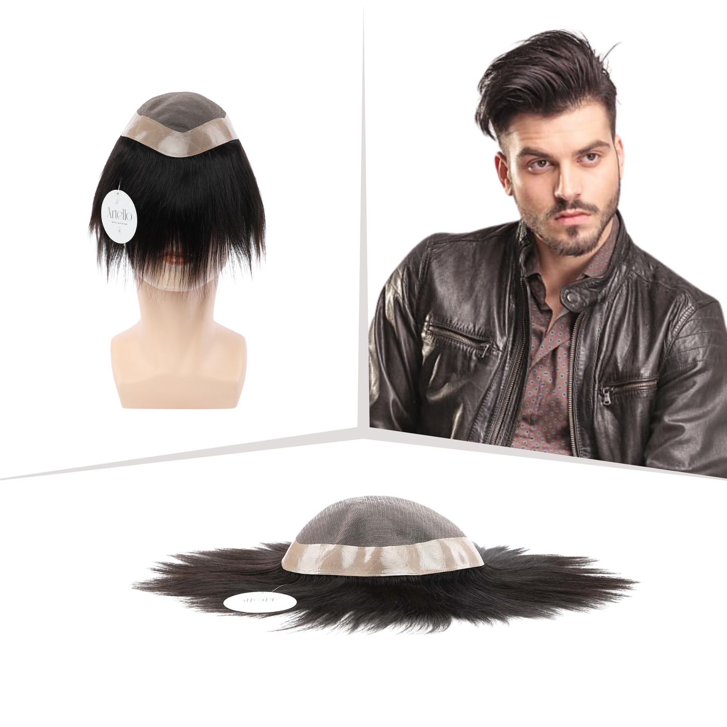 Artello MONOFILAMENT Smart Hair Patch for Men