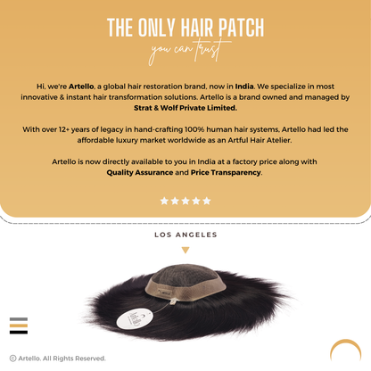 Artello LOS ANGELES Smart Hair Patch for Men