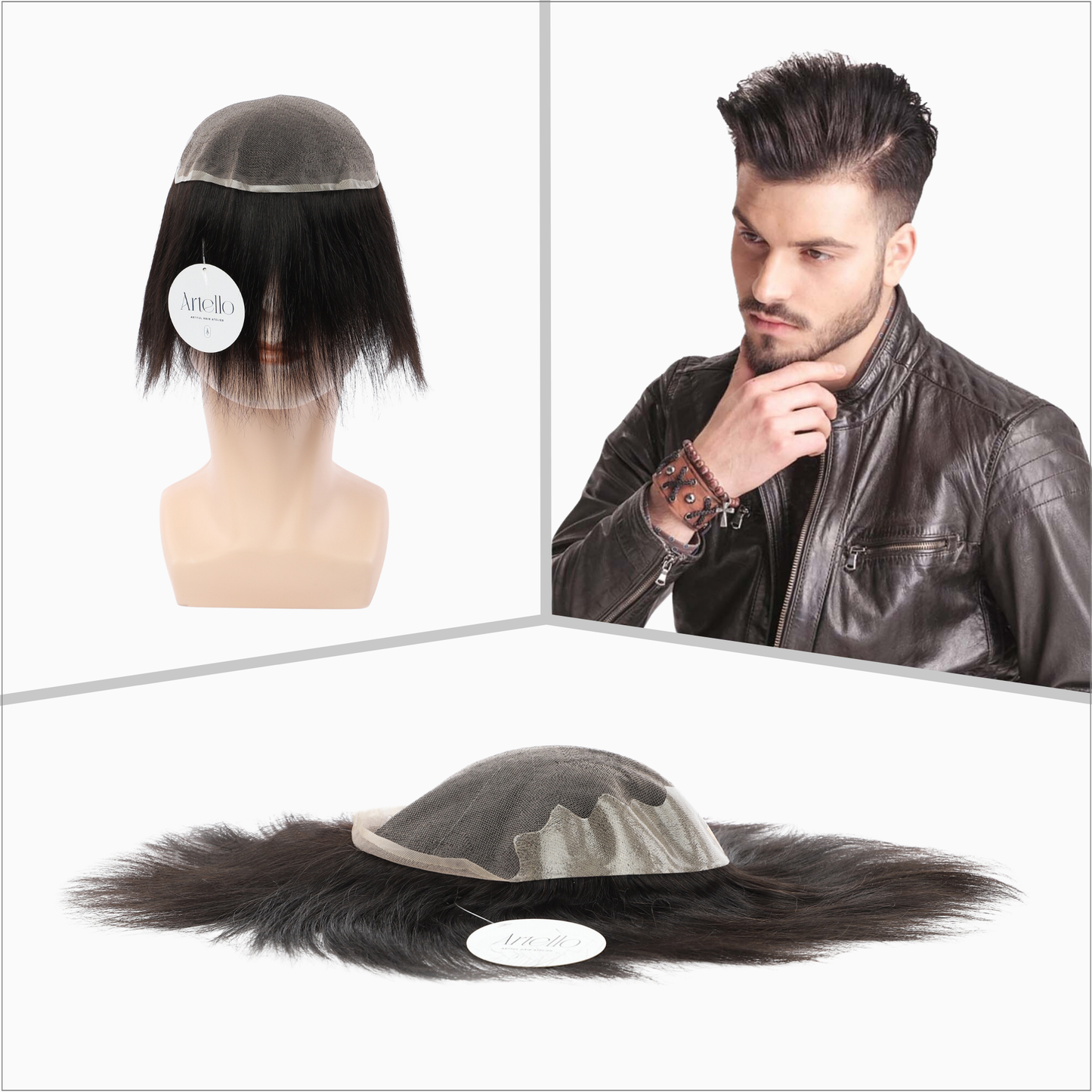 Milano Series Hair Patch for Men - 7x5