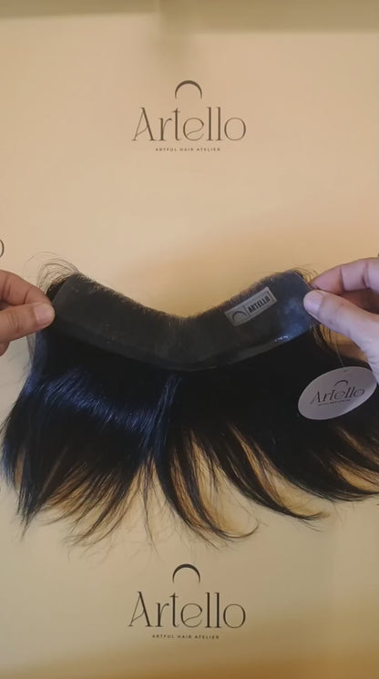 Artello POLY FRONTAL Cover Up Hair Patch for Men and Women for Receding Hairline